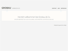 Tablet Screenshot of grobau.de